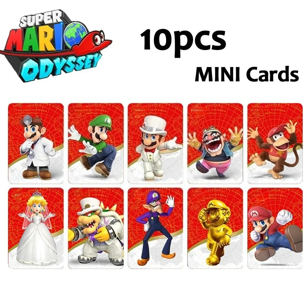 NS Mario Odyssey Mario Mini Card Super Mario Party Crossover Card Odyssey NFC Card for Switch Fans
NS Mario Odyssey Mario Mini Card Super Mario Party Crossover Card Odyssey NFC Card for Switch Fans