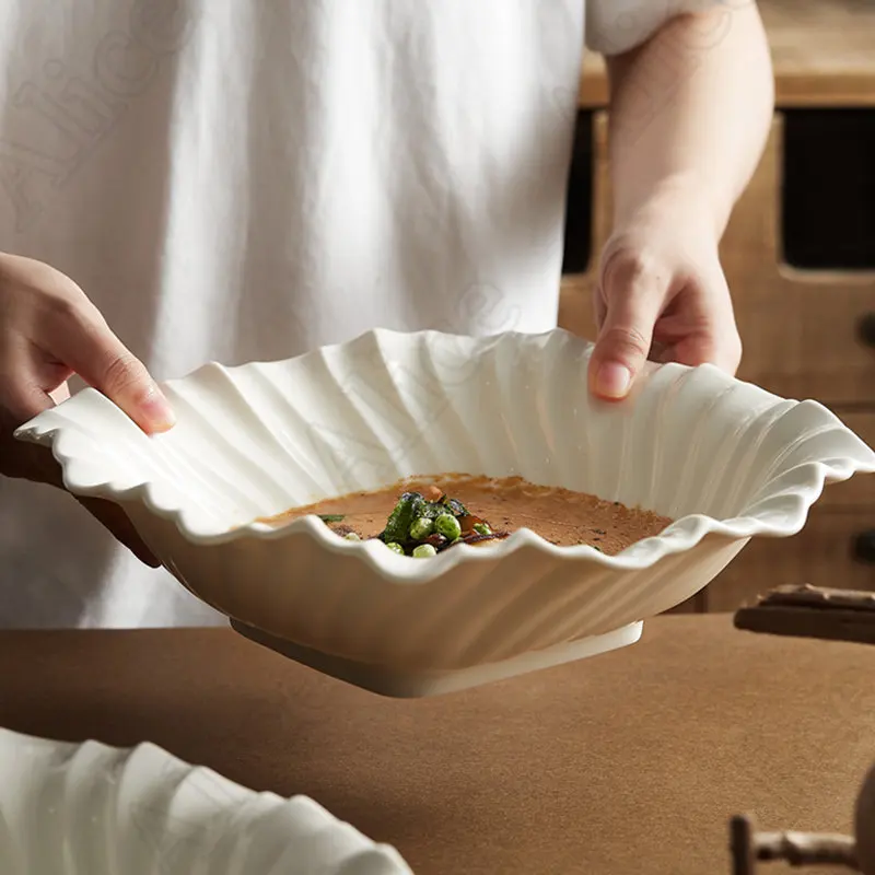 Creative Tree Texture Alien Seafood Sashimi Tableware Hotel Relief Texture Ceramic Plate Household Large Soup Bowls Noodle Bowl
Creative Tree Texture Alien Seafood Sashimi Tableware Hotel Relief Texture Ceramic Plate Household Large Soup Bowls Noodle Bowl