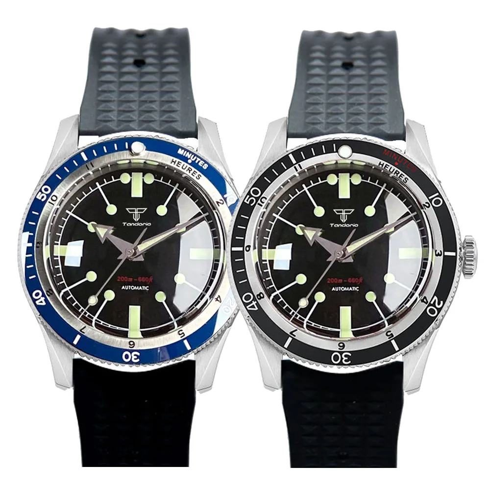 Tandorio NH35 PT5000 Automatic Wristwatch Dome Sapphire Glass Sunburst Silver Hand Bezel RIng Waffle Band Rejor Sport Clock 40mm
Tandorio NH35 PT5000 Automatic Wristwatch Dome Sapphire Glass Sunburst Silver Hand Bezel RIng Waffle Band Rejor Sport Clock 40mm
