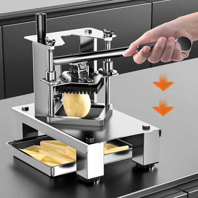Manual French Fry Cutting Machine Potato Strip Cucumber Radish Lettuce Dicing and Shredding Machine Kitchen Tools
Manual French Fry Cutting Machine Potato Strip Cucumber Radish Lettuce Dicing and Shredding Machine Kitchen Tools