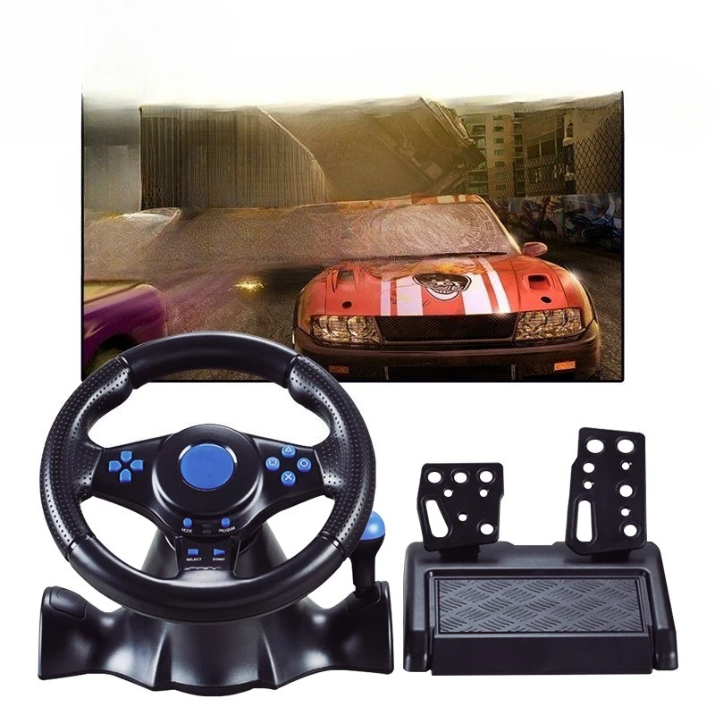 Suitable for switch/xbox one/360/PS4/PS2/PS3/PC racing games 7-in-1 steering wheel
Suitable for switch/xbox one/360/PS4/PS2/PS3/PC racing games 7-in-1 steering wheel