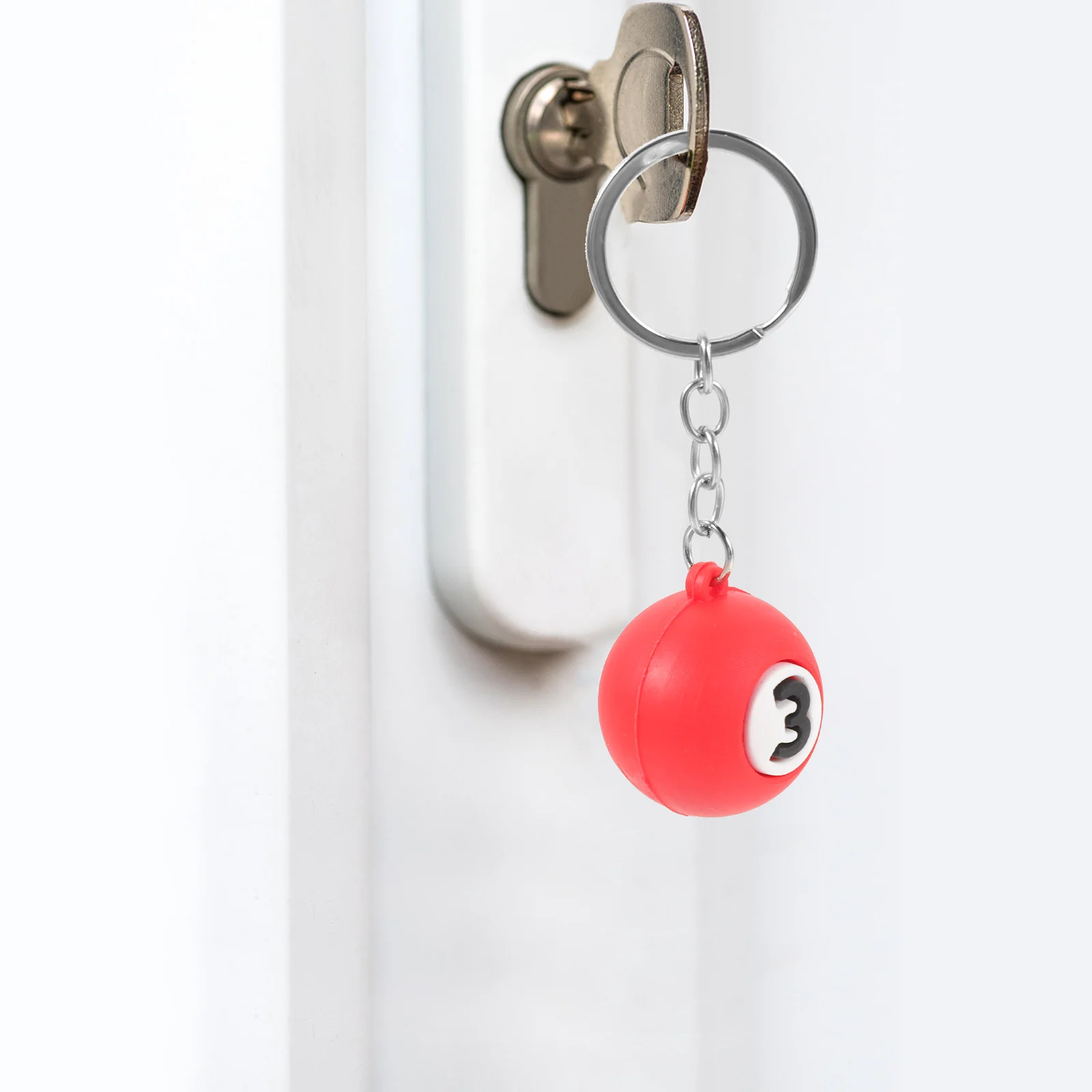 8Pcs Mixed Billiards Ball Keychain Set Unique Pool Ball Keyrings Fun Decorative Keychains For Bags
8Pcs Mixed Billiards Ball Keychain Set Unique Pool Ball Keyrings Fun Decorative Keychains For Bags