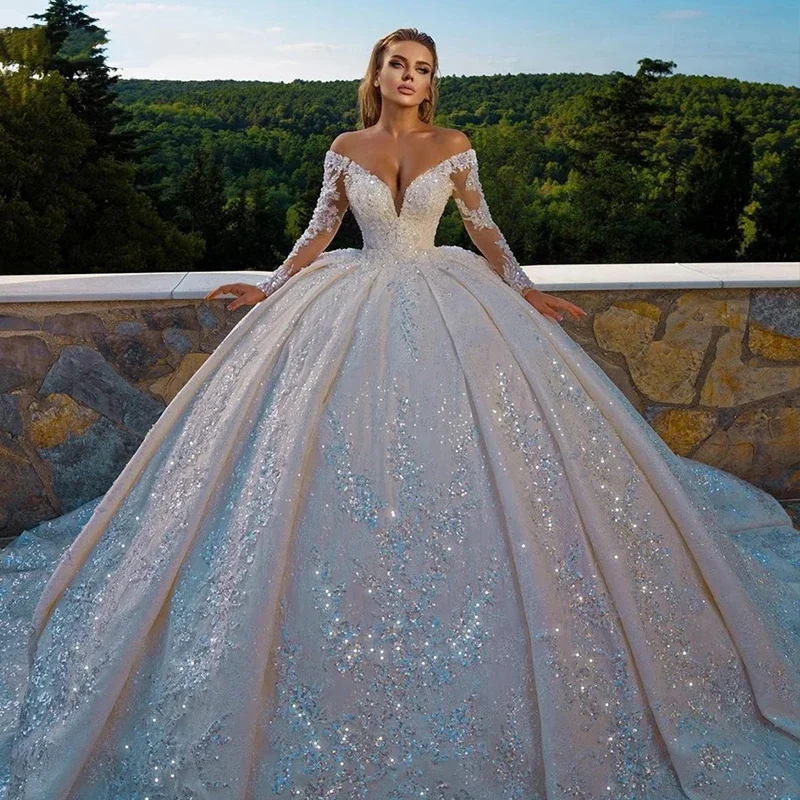 Gorgeous Wedding Dresses Off The Shoulder Lace Bead Appliques Ruched Bridal Ball Gowns Wedding Backless Vestidos De Novia
Gorgeous Wedding Dresses Off The Shoulder Lace Bead Appliques Ruched Bridal Ball Gowns Wedding Backless Vestidos De Novia