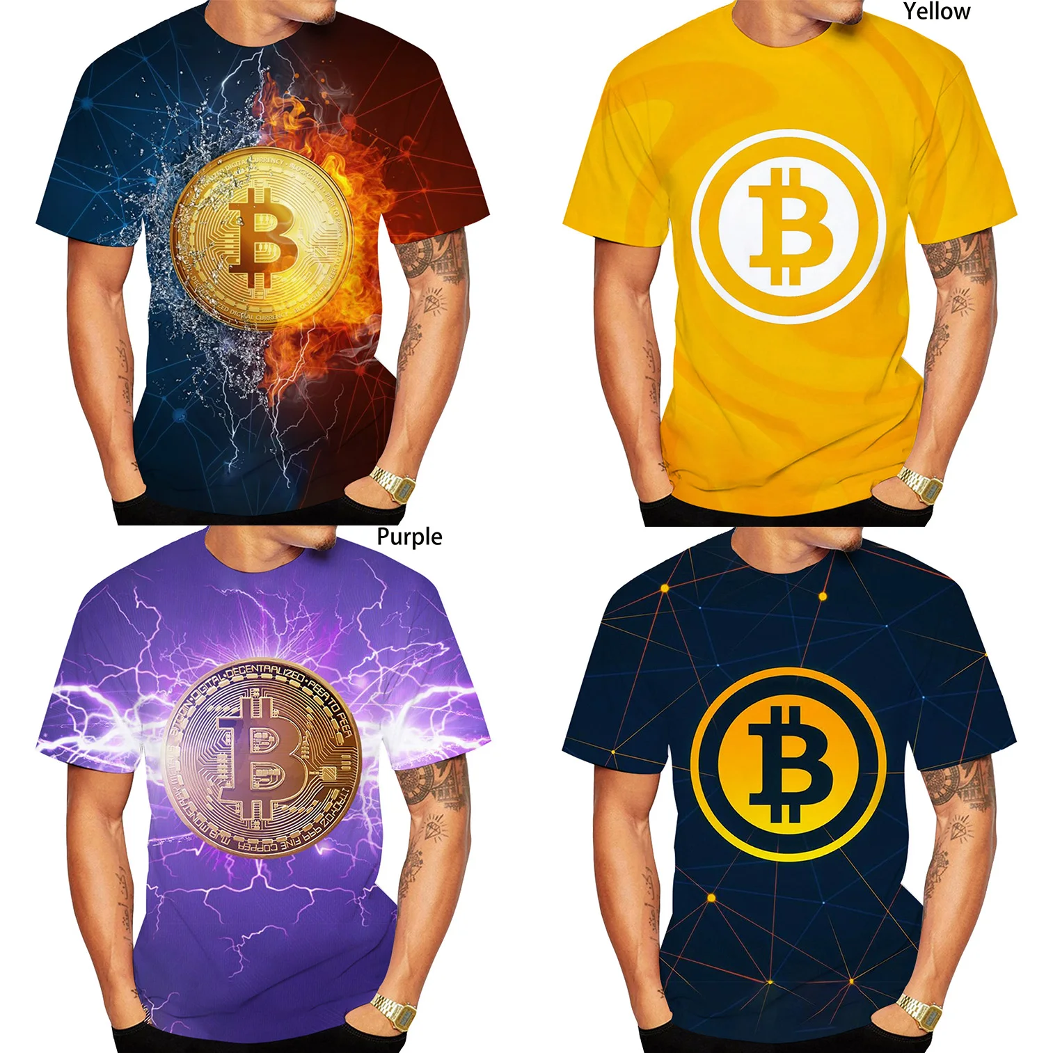 Футболка унисекс с коротким рукавом, Модный пуловер с 3D принтом Биткоин, BTC, для мужчин и женщин, лето
Футболка унисекс с коротким рукавом, Модный пуловер с 3D принтом Биткоин, BTC, для мужчин и женщин, лето