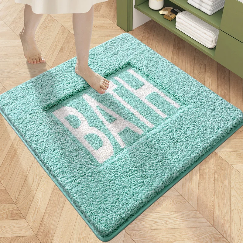 Square Flocked Bath Mats Strong Water Absorption Non-slip Mat Quick-drying Foot Mat Thick Microfiber Bathroom Rug
Square Flocked Bath Mats Strong Water Absorption Non-slip Mat Quick-drying Foot Mat Thick Microfiber Bathroom Rug