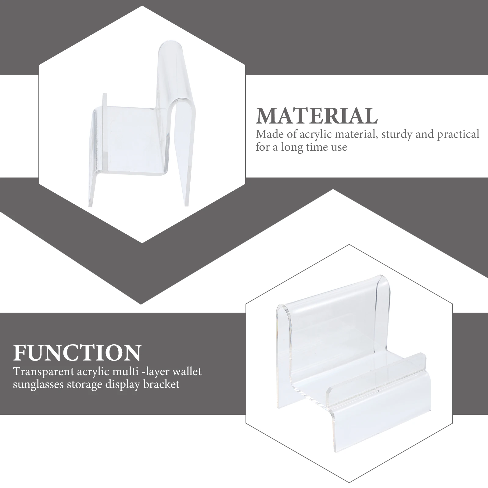 2pcs Acrylic Purse Display Stand Single Layer Wallet Rack Organizer Transparent Closet Purse Holder Tabletop Display Rack For
2pcs Acrylic Purse Display Stand Single Layer Wallet Rack Organizer Transparent Closet Purse Holder Tabletop Display Rack For
