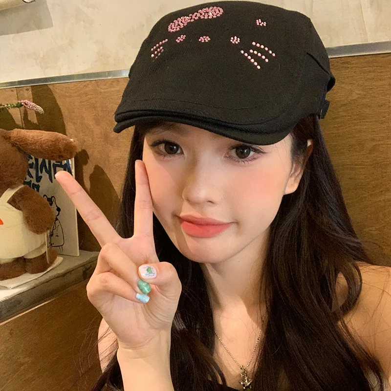 New Hello Kitty Sanrio Kawaii Anime Spring Summer Thin Hat Cute Sweet Cartoon Octagon Berets Accessories Lovely Gifts for Girls
New Hello Kitty Sanrio Kawaii Anime Spring Summer Thin Hat Cute Sweet Cartoon Octagon Berets Accessories Lovely Gifts for Girls