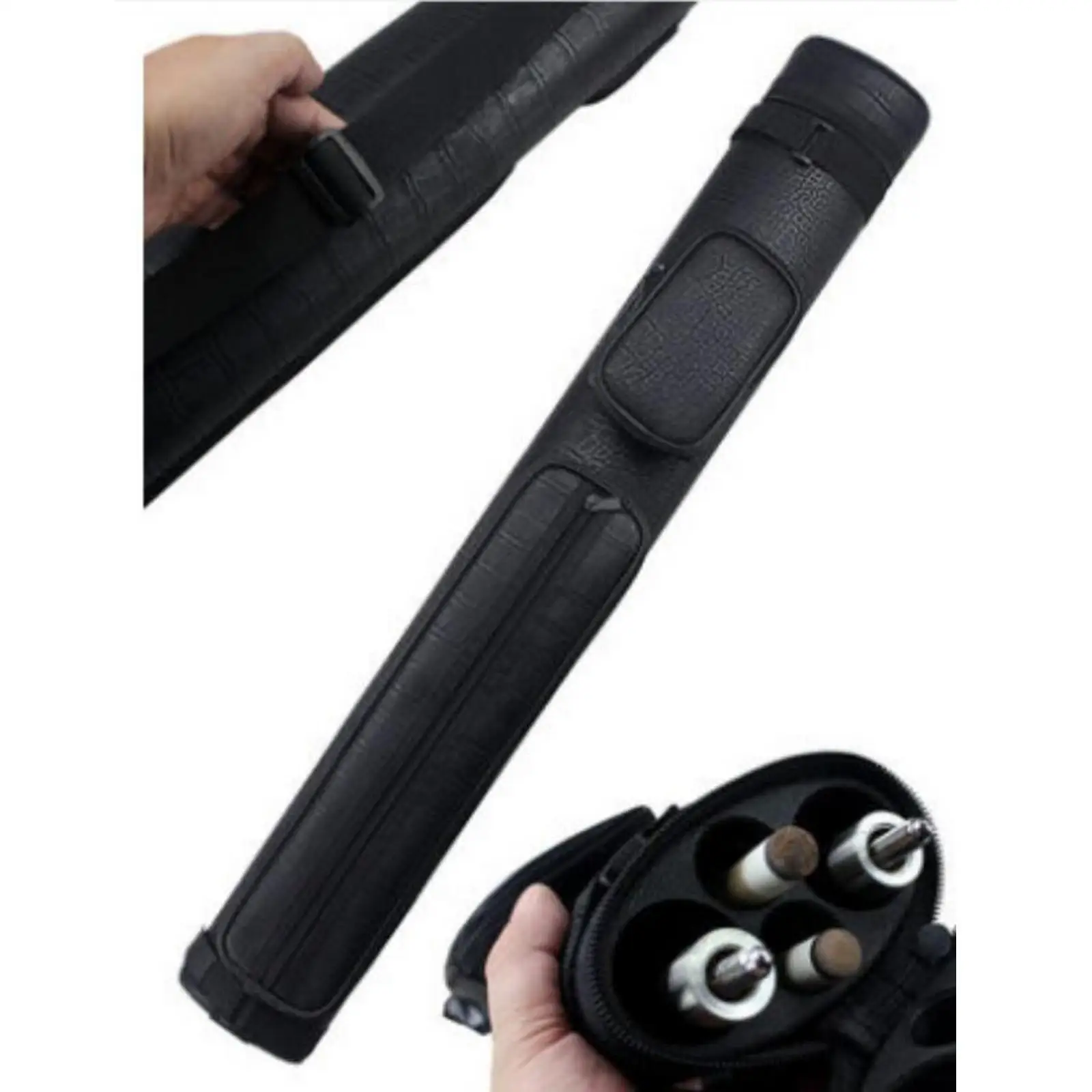 Billiard Pool Cue Bag 4 Holes Carrying Case Pouch for Billiard Stick Rod Black Pattern
Billiard Pool Cue Bag 4 Holes Carrying Case Pouch for Billiard Stick Rod Black Pattern