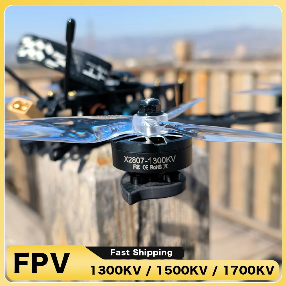 Brushless Motor X2807 1300KV/1500KV/1700KV, FPV Drone Racing Accessory
Brushless Motor X2807 1300KV/1500KV/1700KV, FPV Drone Racing Accessory