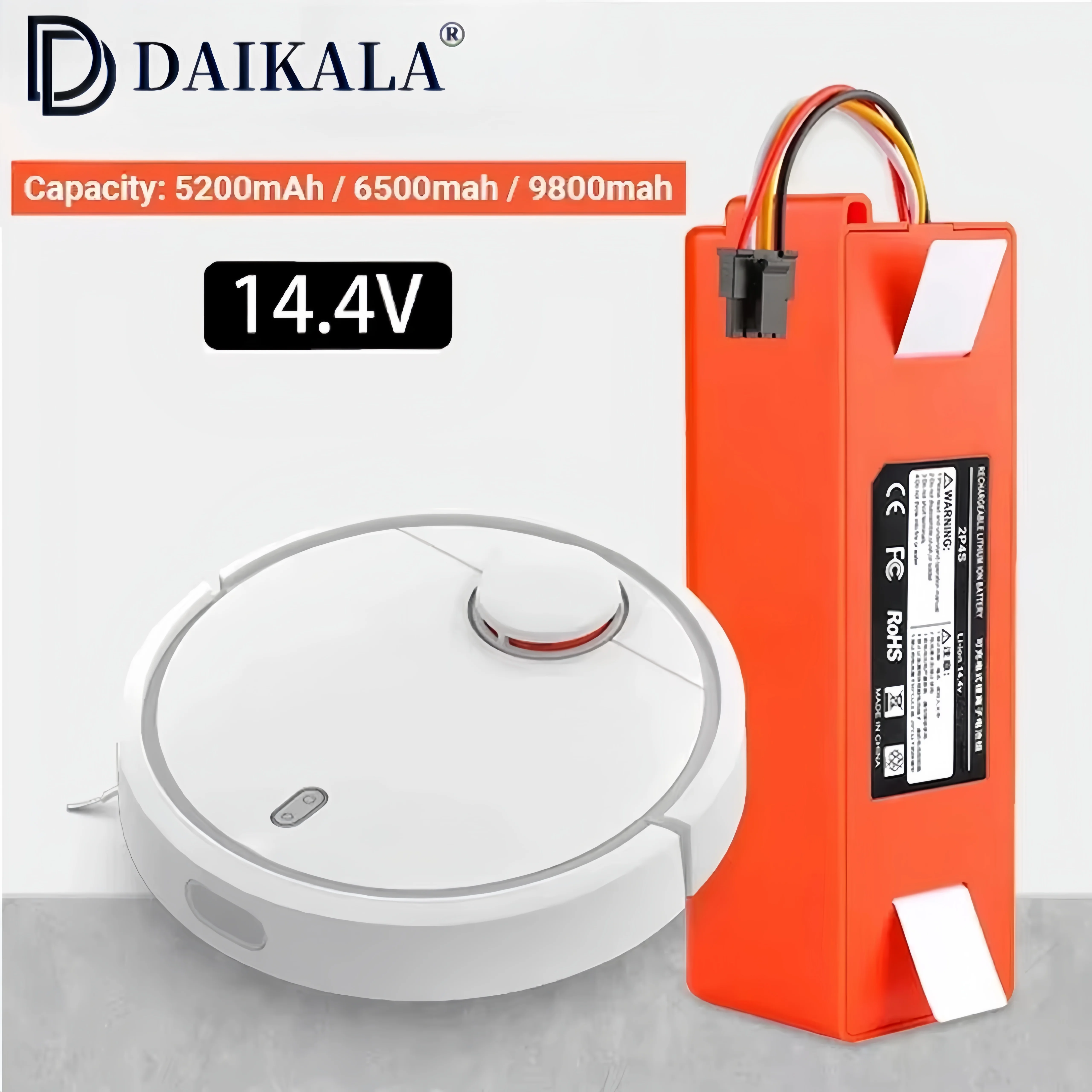 100%Original BRR-4S2P-5200S Vacuum Cleaner Automatic Battery Replacement for Xiaomi Roborock S55 S60 S65 S50 S51 S5 MAX S6 Parts
100%Original BRR-4S2P-5200S Vacuum Cleaner Automatic Battery Replacement for Xiaomi Roborock S55 S60 S65 S50 S51 S5 MAX S6 Parts
