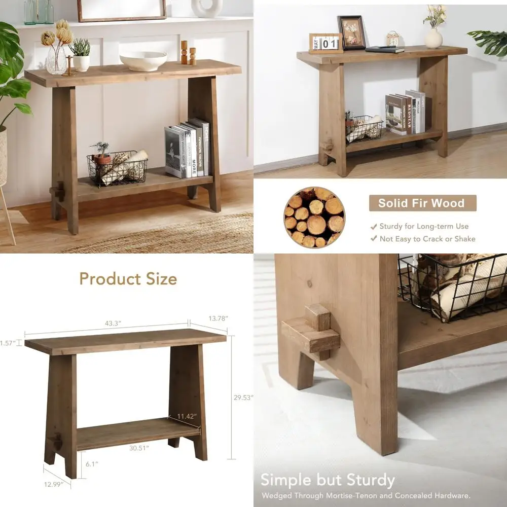 Узкий консольный столик в деревенском стиле, 43, полка для хранения в прихожей в стиле фермерского дома, узкий диван-стол для гостиной
Узкий консольный столик в деревенском стиле, 43, полка для хранения в прихожей в стиле фермерского дома, узкий диван-стол для гостиной
