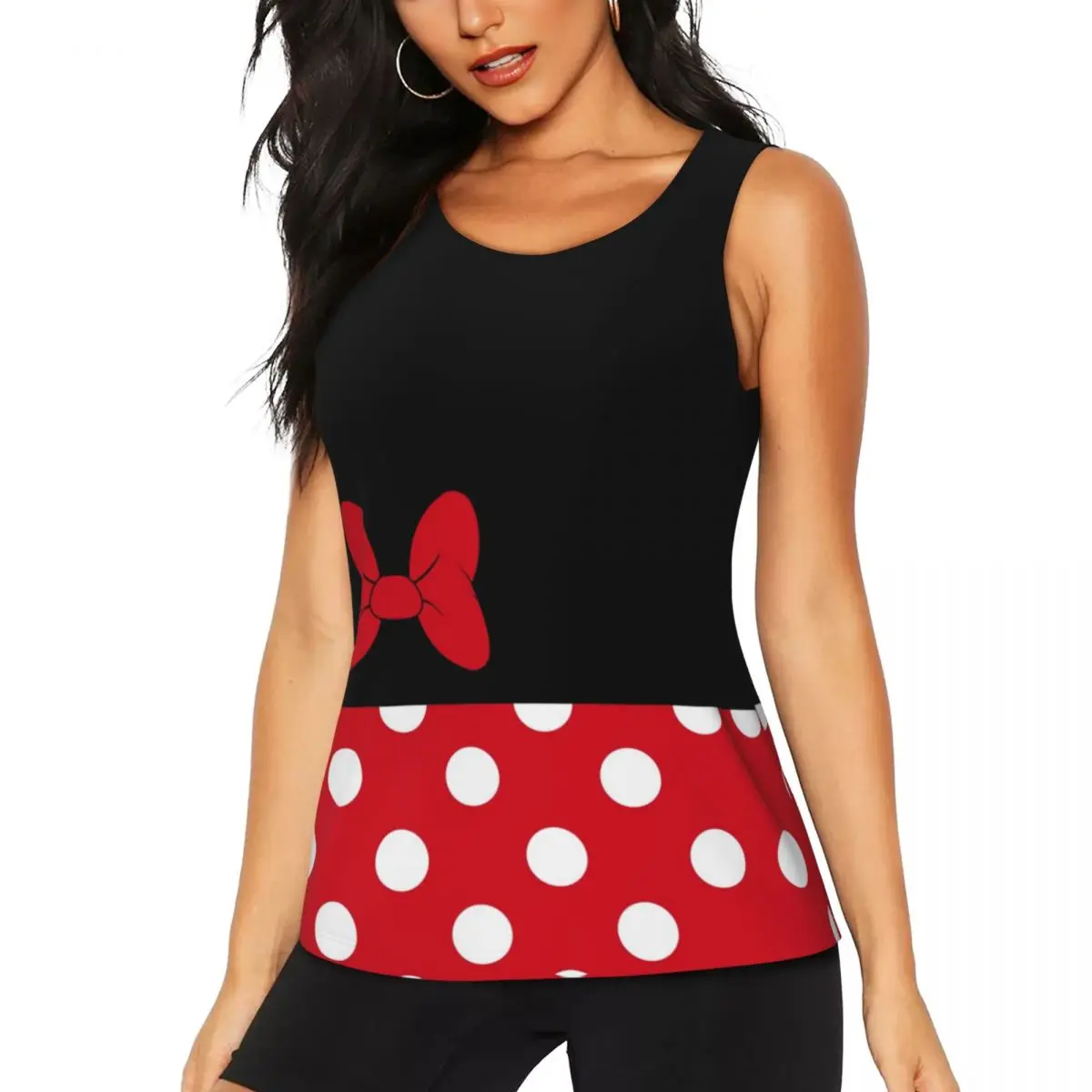 Custom Cartoon Minnie Yoga Shirt Women's Animated Polkadots Workout Gym Tank Tops
Custom Cartoon Minnie Yoga Shirt Women's Animated Polkadots Workout Gym Tank Tops