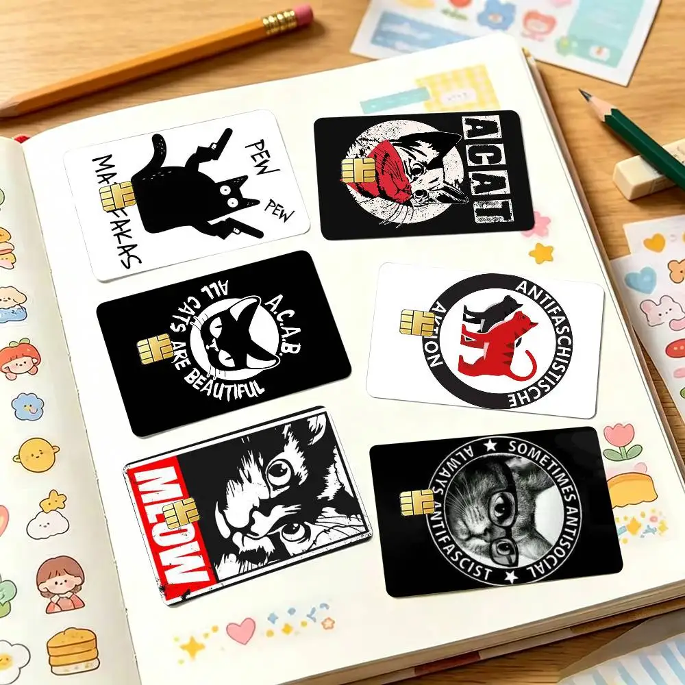 Cute A-Antifa Kittens Credit Card HD Stickers Game Card Decal Small Chip Waterproof Sticker Gift
Cute A-Antifa Kittens Credit Card HD Stickers Game Card Decal Small Chip Waterproof Sticker Gift