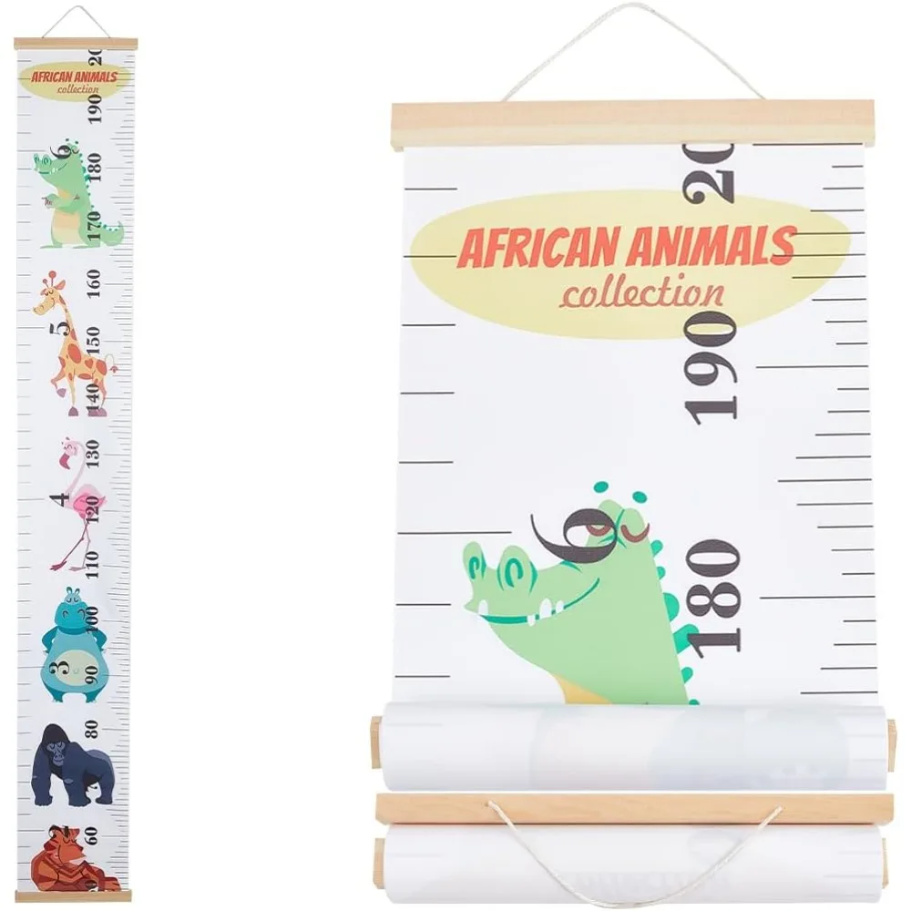 Animals Growth Chart Canvas Height Measurement Chart Ruler Wood Frame Hanging Removable Cartoon Wall Rulers Rectangle for Home
Animals Growth Chart Canvas Height Measurement Chart Ruler Wood Frame Hanging Removable Cartoon Wall Rulers Rectangle for Home