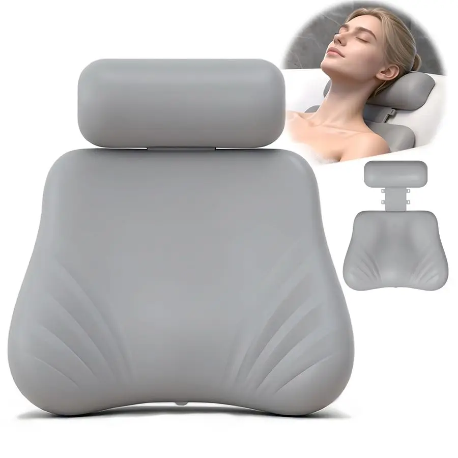 Подушка для ванны, улучшенная подушка для ванны с регулируемой высотой, подушка для ванны для головы и шеи, 4D роскошная подушка для ванны, приятная для кожи
Подушка для ванны, улучшенная подушка для ванны с регулируемой высотой, подушка для ванны для головы и шеи, 4D роскошная подушка для ванны, приятная для кожи