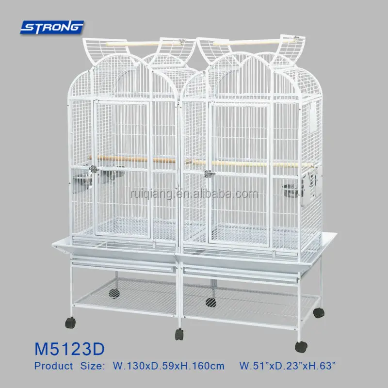 Durable Double Large Stainless Steel Pet Bird Cage Parrot Cage Aviary With Divider M5123D
Durable Double Large Stainless Steel Pet Bird Cage Parrot Cage Aviary With Divider M5123D