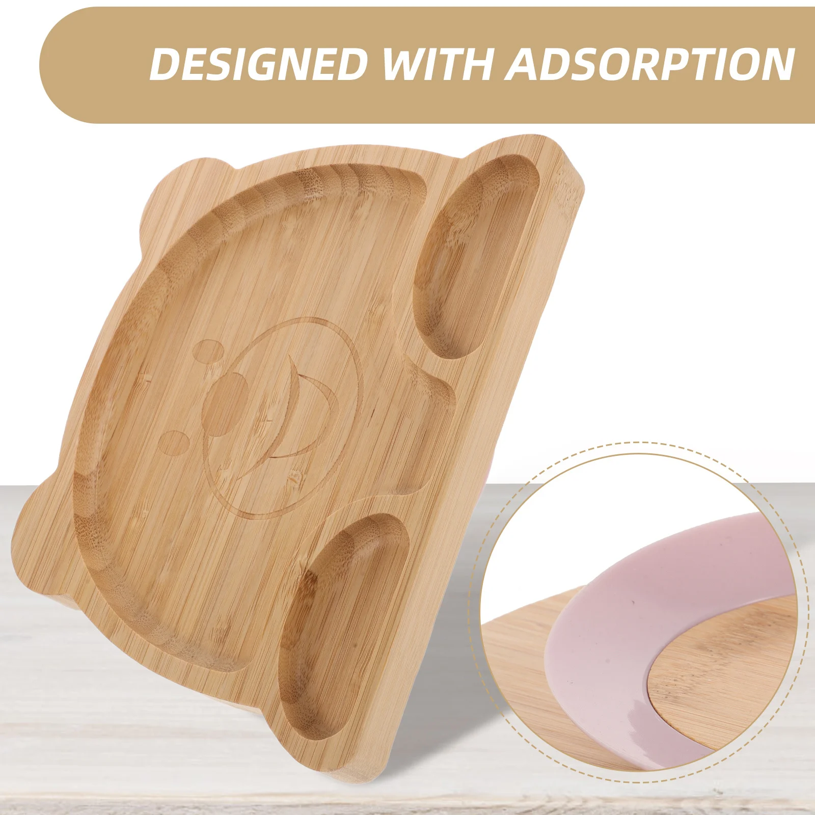 Bamboo Suction Plate Baby Divided Plates Cartoon Design Non Slip Toddler Feeding Dish Safe Silicone Material Practical
Bamboo Suction Plate Baby Divided Plates Cartoon Design Non Slip Toddler Feeding Dish Safe Silicone Material Practical