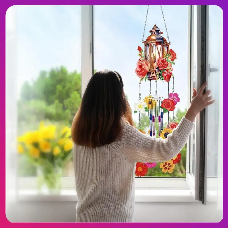 3 PCS DIY Dotted Diamond Art Painting Wind Chime Kit, PVC Three-Dimensional Dreamy Sun Catchers Diamonds Dot Paintings A
3 PCS DIY Dotted Diamond Art Painting Wind Chime Kit, PVC Three-Dimensional Dreamy Sun Catchers Diamonds Dot Paintings A