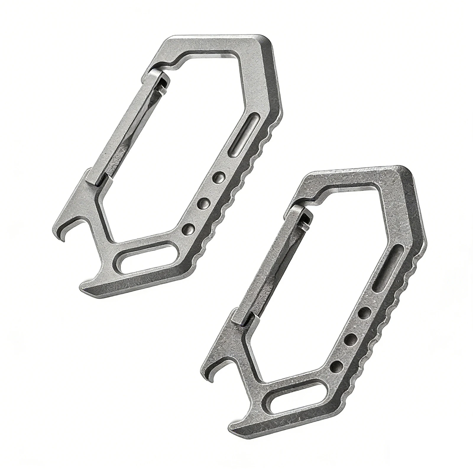TIBROMTACK Gr5 Titanium Carabiner, EDC Multitool with Keychain Bottle Opener, Lightweight 15g for Outdoor & Daily Use
TIBROMTACK Gr5 Titanium Carabiner, EDC Multitool with Keychain Bottle Opener, Lightweight 15g for Outdoor & Daily Use