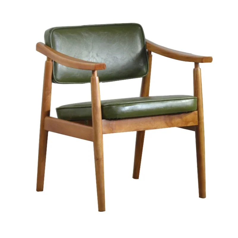 5 Chairs, Log Softbag Restaurant, Coffee, American Vintage, Leather Color Matching Armchairs
5 Chairs, Log Softbag Restaurant, Coffee, American Vintage, Leather Color Matching Armchairs