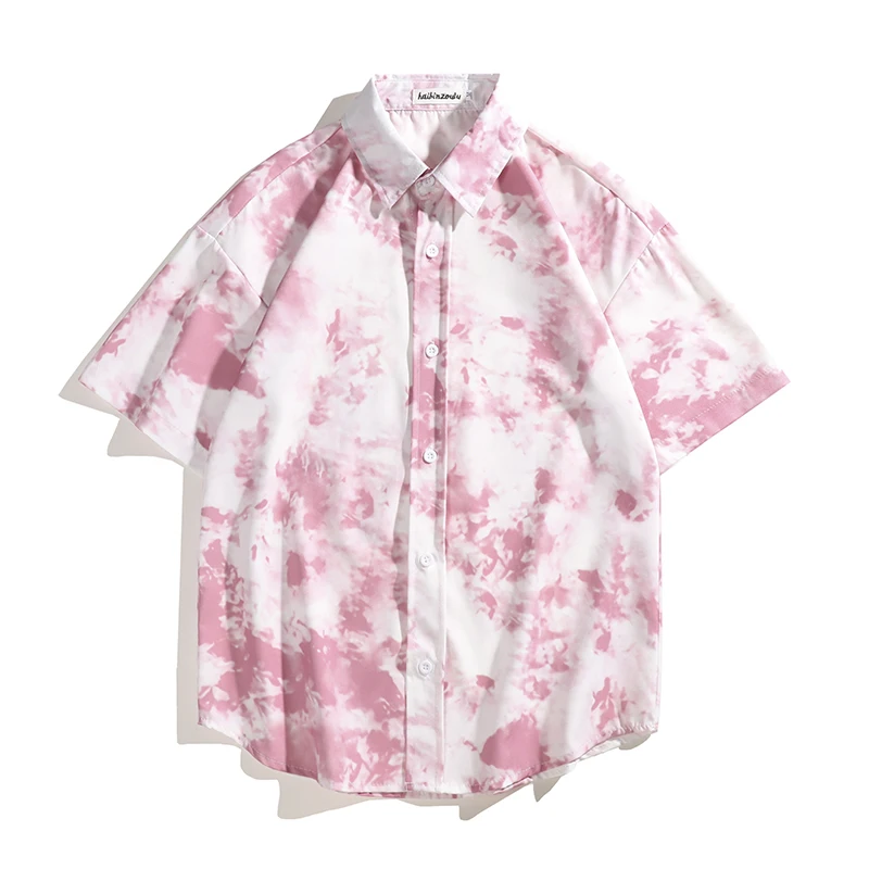 Men's Slim Short Sleeve Shirt Spot Fit Summer Slim Print Casual Lapel Shirt
Men's Slim Short Sleeve Shirt Spot Fit Summer Slim Print Casual Lapel Shirt