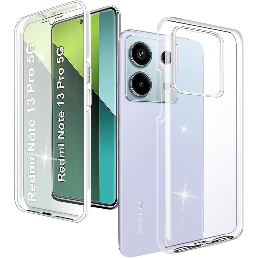 360° Full Body Cover Case For Xiaomi Redmi Note 13 Pro Plus Pro+ 4G 5G Clear Silicone Soft Shell For Redmi Note13 Note 13Pro +
360° Full Body Cover Case For Xiaomi Redmi Note 13 Pro Plus Pro+ 4G 5G Clear Silicone Soft Shell For Redmi Note13 Note 13Pro +