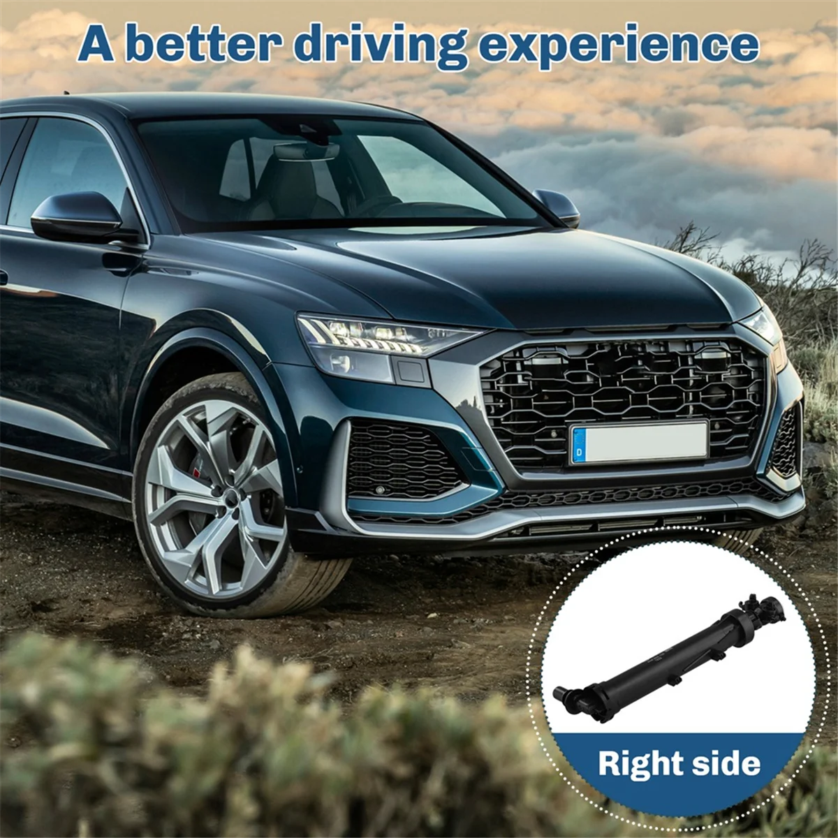 2Pcs Left+Right Car Headlight Cleaning Washer Fluid Jet for Audi Q8 2019-2023 Headlight Washer Nozzle
2Pcs Left+Right Car Headlight Cleaning Washer Fluid Jet for Audi Q8 2019-2023 Headlight Washer Nozzle