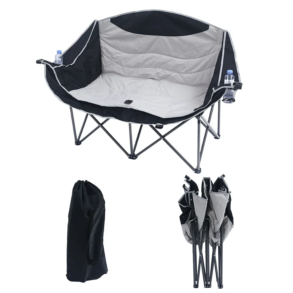 Thick Portable Modern Durable Double Moon Chair Outdoor Camping Beach Hiking Leisure Aluminum Two Seats Travelling Fishing
Thick Portable Modern Durable Double Moon Chair Outdoor Camping Beach Hiking Leisure Aluminum Two Seats Travelling Fishing