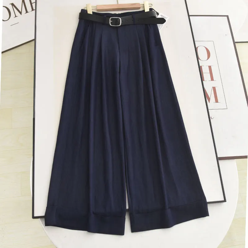 Slimming High Waist Wide Leg Pants Straight Cut Loose Fit Casual Versatile Light Blue Korean Sle Summer New Arrival
Slimming High Waist Wide Leg Pants Straight Cut Loose Fit Casual Versatile Light Blue Korean Sle Summer New Arrival