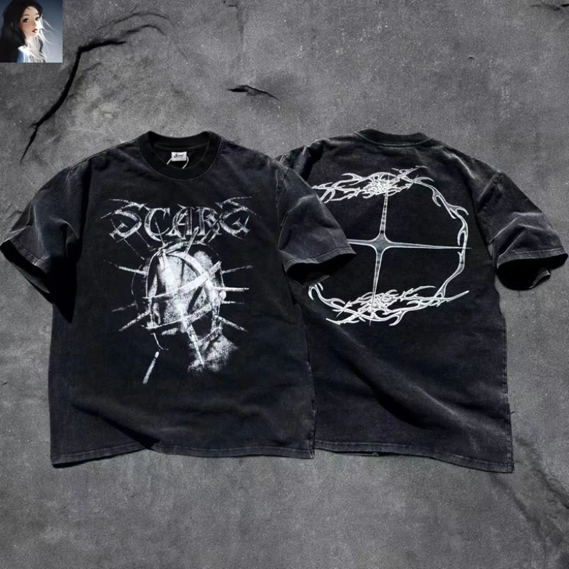 2024 Limited Saint Michael T-Shirt Cracked Dark Knight Print Men Women High Quality Oversize CPFM Wash Do Old T Shirt Tops Tee
2024 Limited Saint Michael T-Shirt Cracked Dark Knight Print Men Women High Quality Oversize CPFM Wash Do Old T Shirt Tops Tee