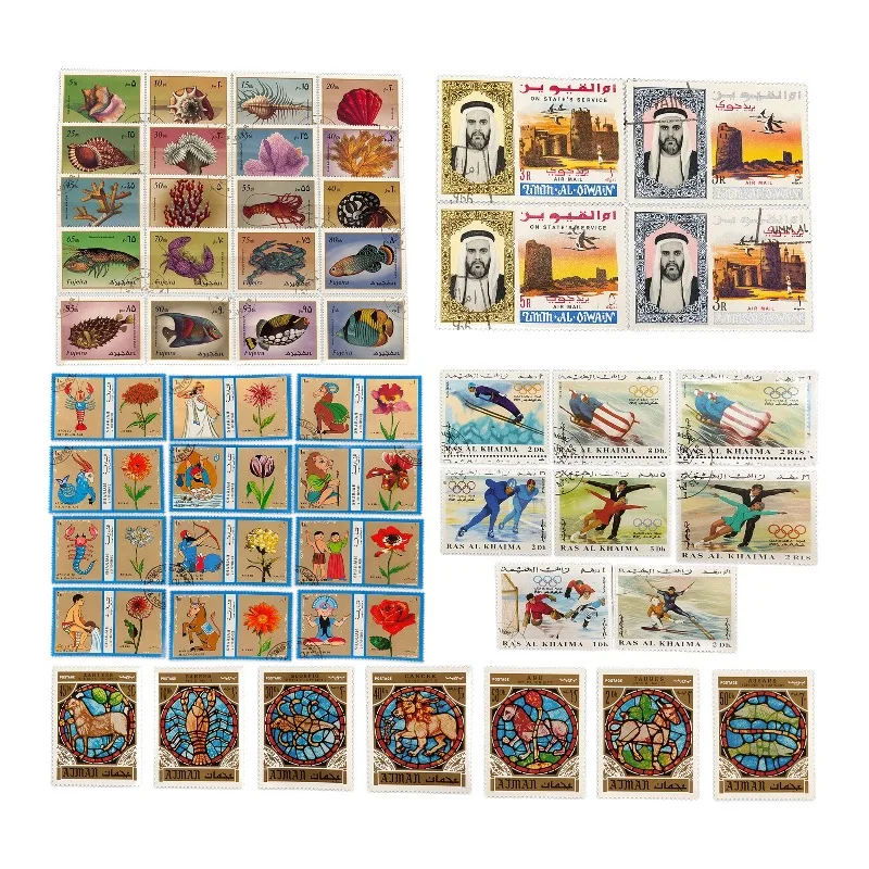 Random 40pcs Different Real Stamped Random UAE Post Postage Stamps Middle East Dubai Sharjah Ajman Abu Dhabi
Random 40pcs Different Real Stamped Random UAE Post Postage Stamps Middle East Dubai Sharjah Ajman Abu Dhabi