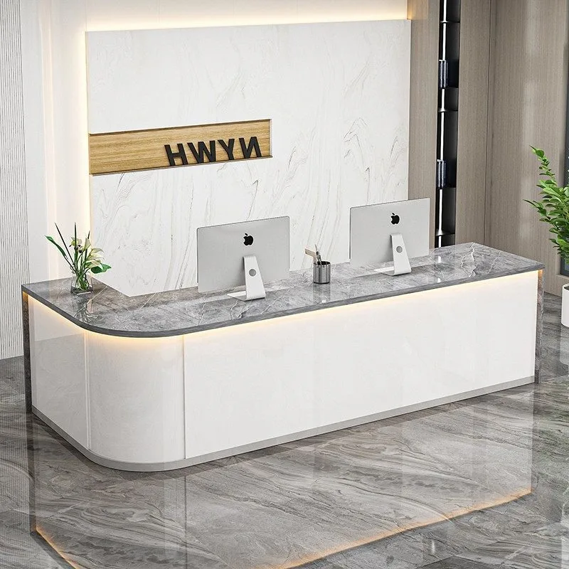 Modern Shop Reception Desks Salon Unique Luxury Design Organizers Reception Desks Large Size Mostrador Lounge Suite Furniture
Modern Shop Reception Desks Salon Unique Luxury Design Organizers Reception Desks Large Size Mostrador Lounge Suite Furniture