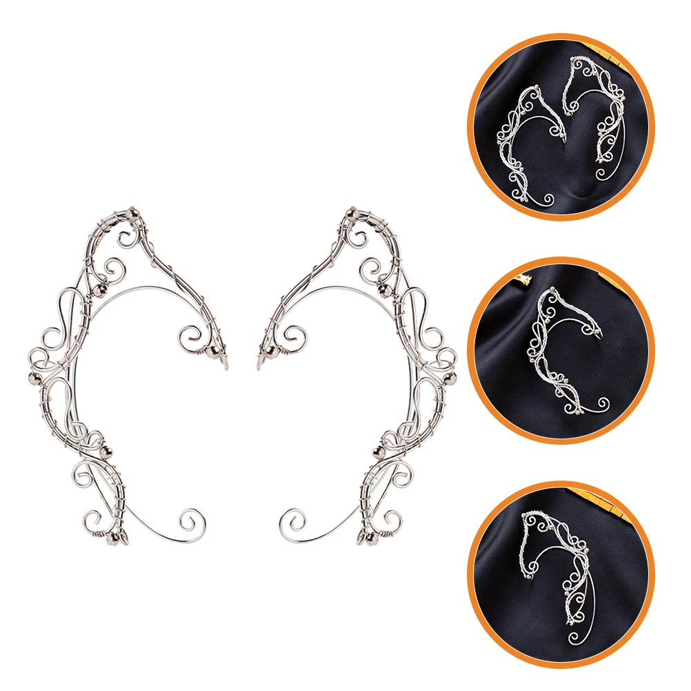 Chic Elf Ear Cuffs Non Piercing Vintage Clip Fairy Jewelry Elegant Ear Accessories for Daily Wear Cosplay Dating Prom
Chic Elf Ear Cuffs Non Piercing Vintage Clip Fairy Jewelry Elegant Ear Accessories for Daily Wear Cosplay Dating Prom