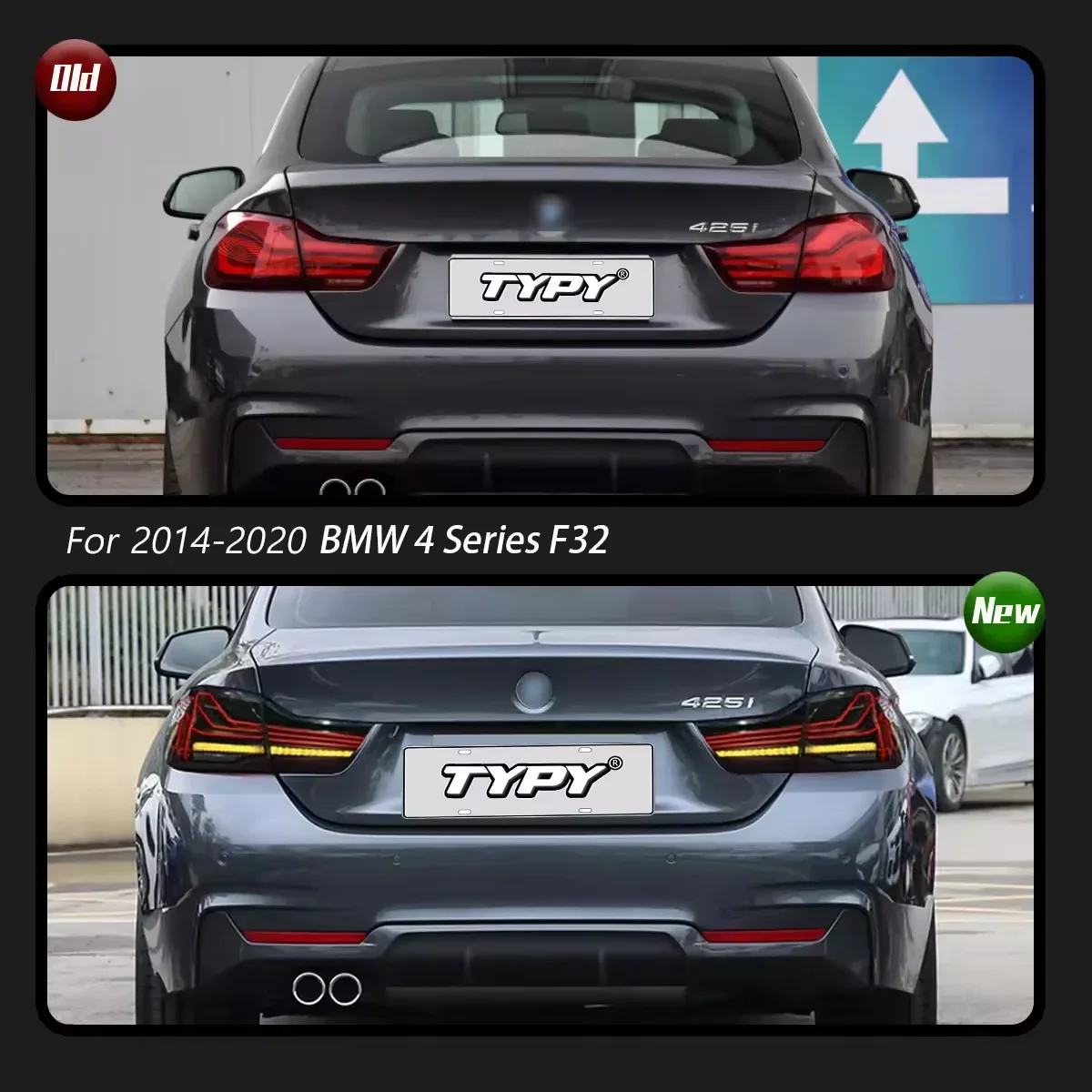 TYPY Автомобиль для BMW 4 серии M4 F32 Задний фонарь F36 F82 2013-2020 Модернизированные светодиодные задние фонари Динамический указатель поворота DRL Автомобильные аксессуары
TYPY Автомобиль для BMW 4 серии M4 F32 Задний фонарь F36 F82 2013-2020 Модернизированные светодиодные задние фонари Динамический указатель поворота DRL Автомобильные аксессуары