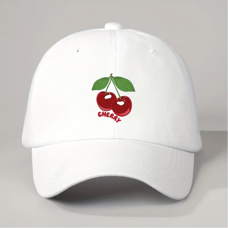 1Printed Cherry Baseball Cap Valentine's Day Gift Unisex Breathable Adjustable Golf Summer Fashion Curved BrimY2KCouple Style
1Printed Cherry Baseball Cap Valentine's Day Gift Unisex Breathable Adjustable Golf Summer Fashion Curved BrimY2KCouple Style