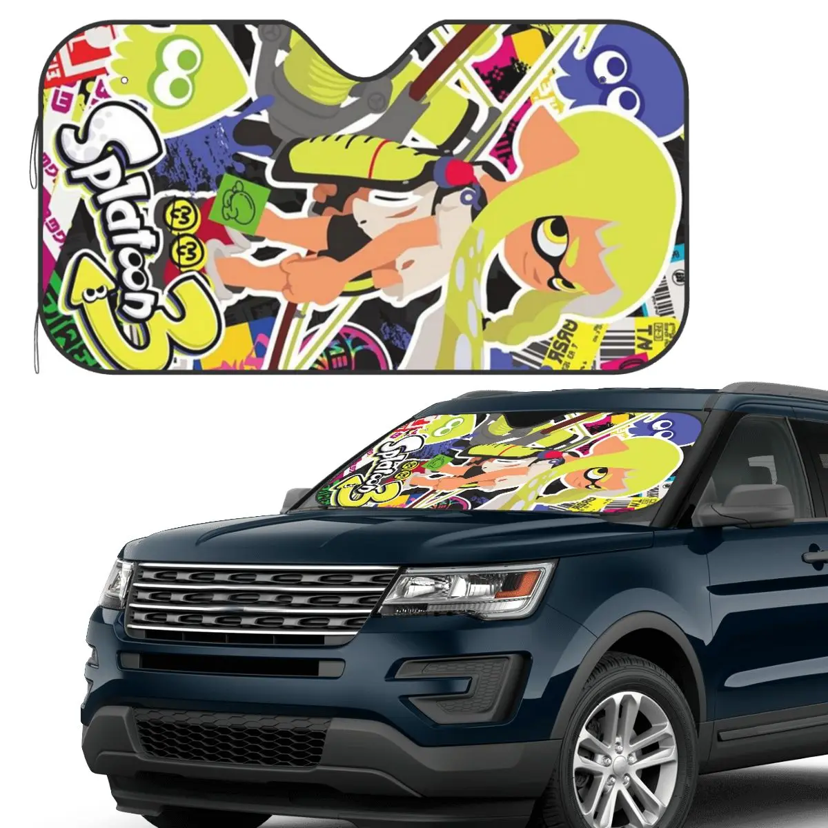 Cartoon Popular Splatoon 3 Game Sunshade Windscreen Car Front Windshield Window Sun Visor Accessories Covers
Cartoon Popular Splatoon 3 Game Sunshade Windscreen Car Front Windshield Window Sun Visor Accessories Covers