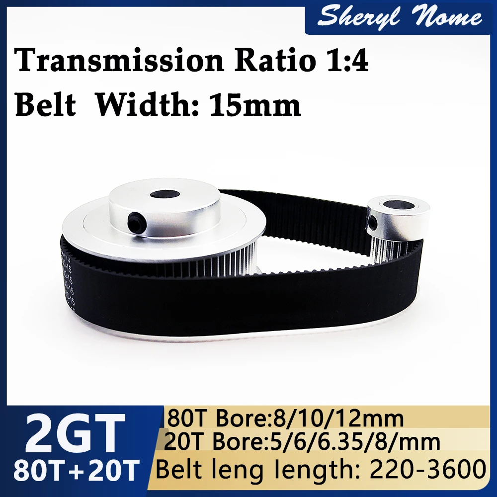 1: 4 synchronous wheel set 2GT80 toothed aluminum alloy industrial transmission wheel 3D printer accessories
1: 4 synchronous wheel set 2GT80 toothed aluminum alloy industrial transmission wheel 3D printer accessories