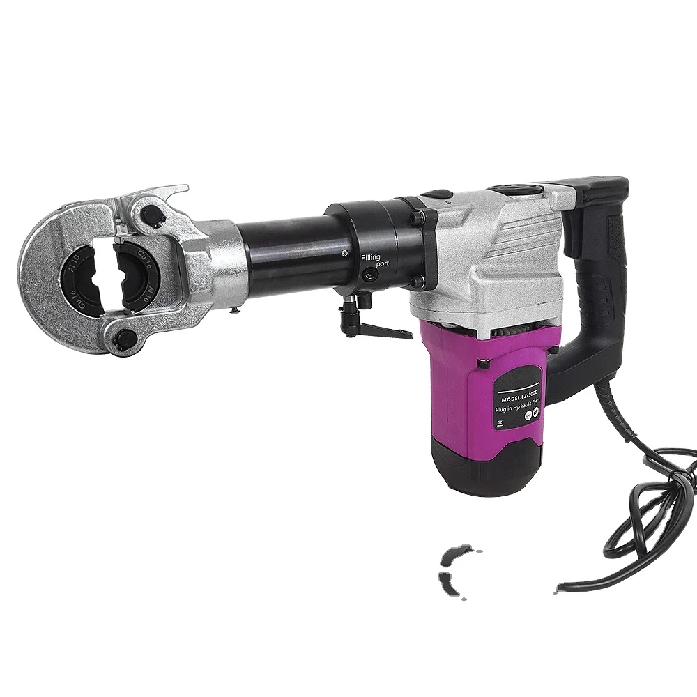 LZ-300C Hydraulic Cable Lug Crimping Tool 300 Sqm Crimper with Reliable Motor 220 Volt Power System
LZ-300C Hydraulic Cable Lug Crimping Tool 300 Sqm Crimper with Reliable Motor 220 Volt Power System
