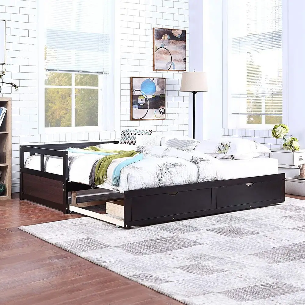 Classic Daybed with Trundle, Sofa Bed Suitable for Adults, Kids, and Toddlers, No Box Spring Required
Classic Daybed with Trundle, Sofa Bed Suitable for Adults, Kids, and Toddlers, No Box Spring Required