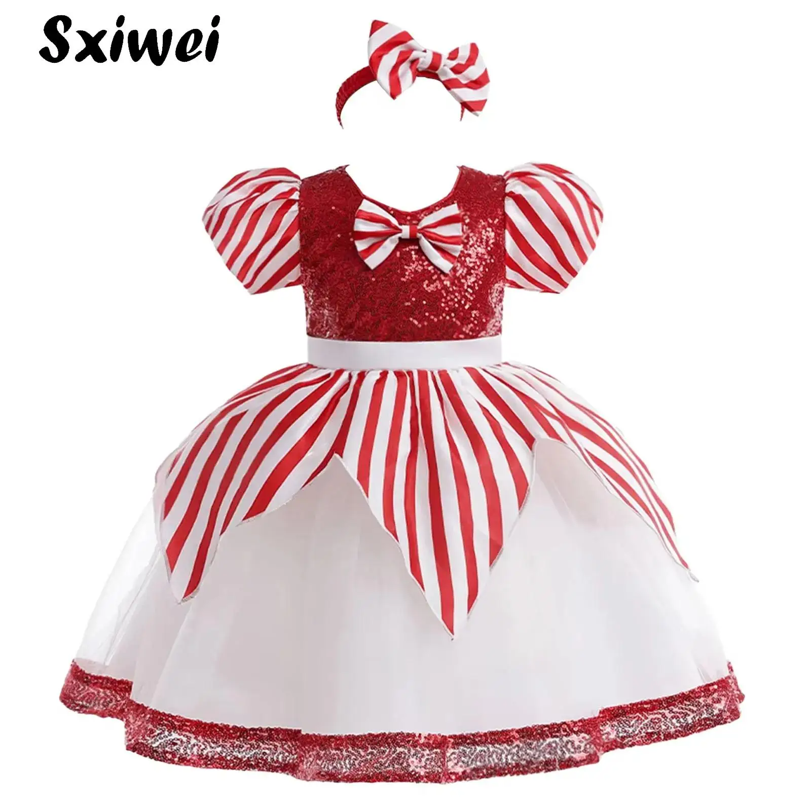 Girls Toddler Candy Cane Christmas Dance Dress Striped Sequins Mesh Tutu Ballet Leotard Figure Skating Dress Performance Costume
Girls Toddler Candy Cane Christmas Dance Dress Striped Sequins Mesh Tutu Ballet Leotard Figure Skating Dress Performance Costume