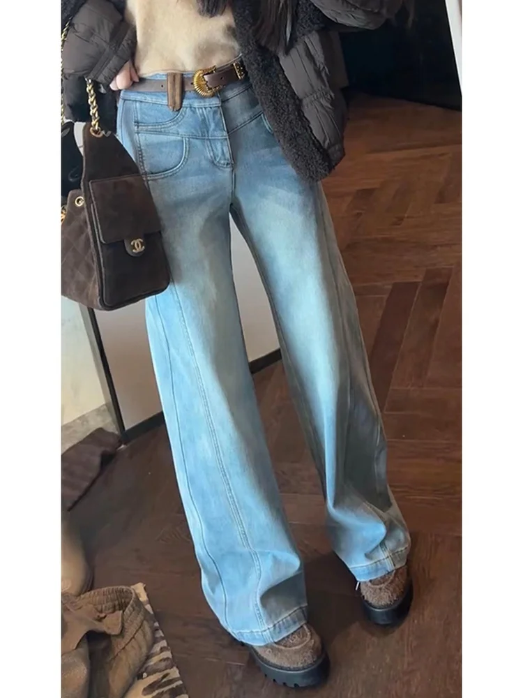 Fall Winter Women's High Waist Elastic Fce Lined Simple Design Slim Fit Jeans Cotton Denim High Stretch Trousers
Fall Winter Women's High Waist Elastic Fce Lined Simple Design Slim Fit Jeans Cotton Denim High Stretch Trousers