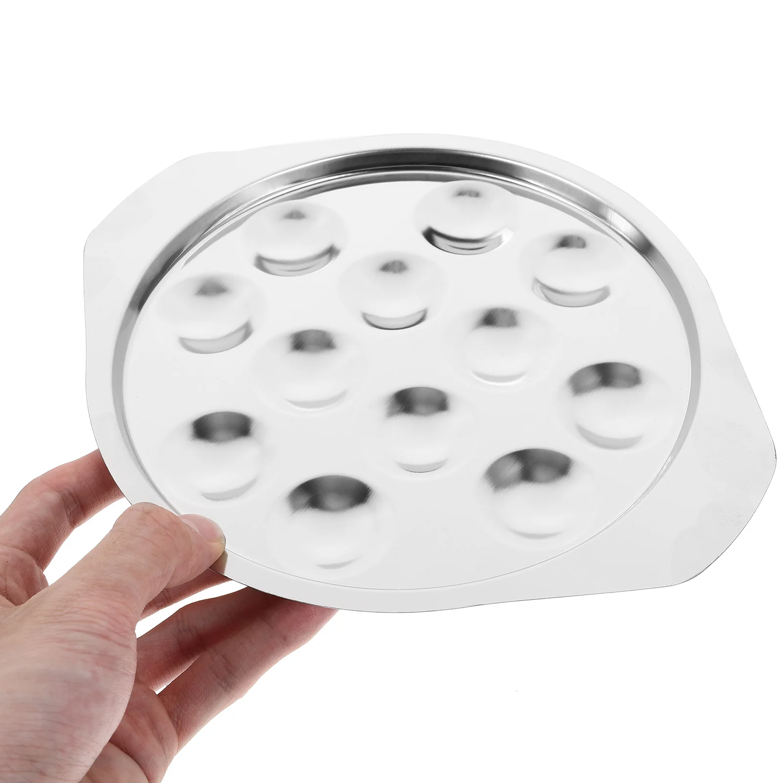 2pcs Stainless Steel Escargot Baking Tray 12Hole Snail Plates Shellfish Kitchen Gadgets DishwasherSafe BBQTools
2pcs Stainless Steel Escargot Baking Tray 12Hole Snail Plates Shellfish Kitchen Gadgets DishwasherSafe BBQTools