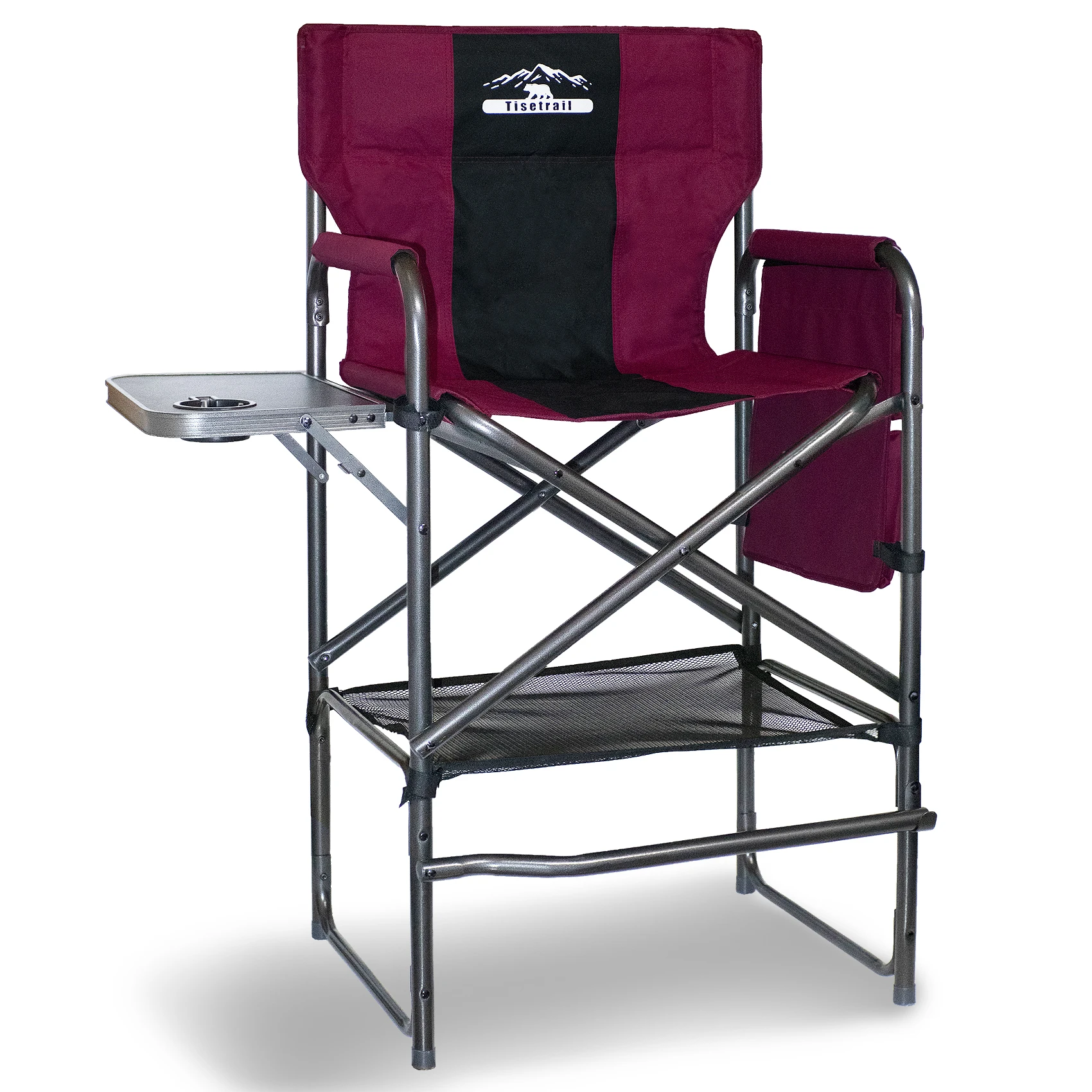 Tisetrail Tall Directors Chair, высота сиденья 30 дюймов, складной стул для барной стойки с приставным столиком, походный стул с боковым карманом
Tisetrail Tall Directors Chair, высота сиденья 30 дюймов, складной стул для барной стойки с приставным столиком, походный стул с боковым карманом