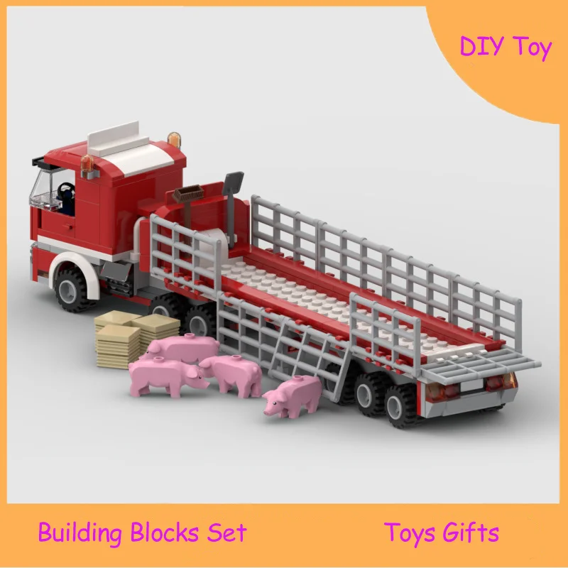 MOC Mini Farm Transport Truck Building Blocks Toy Set Creative Trailer Construction Model Educational Building Blocks Toys Gifts
MOC Mini Farm Transport Truck Building Blocks Toy Set Creative Trailer Construction Model Educational Building Blocks Toys Gifts