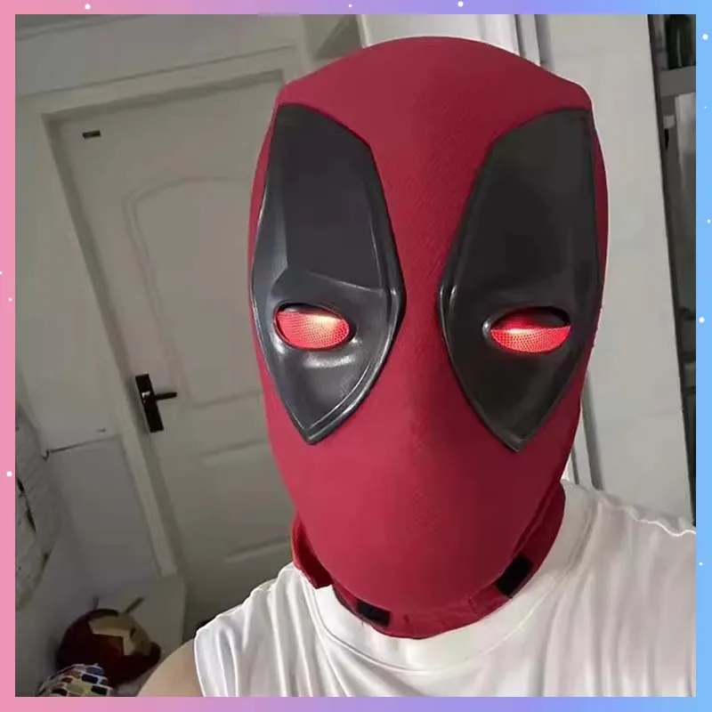 Deadpool Figure Mask COS 1:1 Wearable Eyes Movable With Light Electronic Remote Control Cosplay Halloween Party Comic-Con Props
Deadpool Figure Mask COS 1:1 Wearable Eyes Movable With Light Electronic Remote Control Cosplay Halloween Party Comic-Con Props