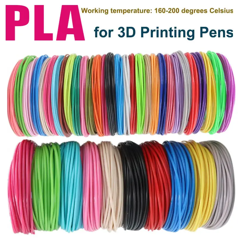 Colored PLA Filament for 3D Pen Printing 36M 50M 100M 150M 200M Smoke-free Safe Plastic Refill for 3D Children's Printing Pens
Colored PLA Filament for 3D Pen Printing 36M 50M 100M 150M 200M Smoke-free Safe Plastic Refill for 3D Children's Printing Pens