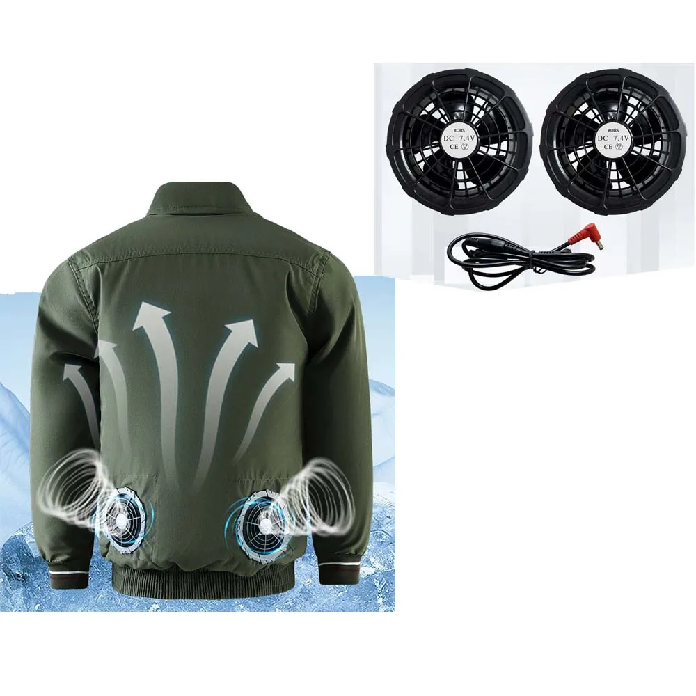 Мощный вентилятор для кондиционера с бесщеточным двигателем - мощный вентилятор охлаждения и рассеивания тепла, универсальный аксессуар для одежды
Мощный вентилятор для кондиционера с бесщеточным двигателем - мощный вентилятор охлаждения и рассеивания тепла, универсальный аксессуар для одежды