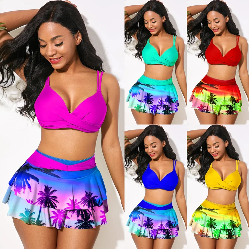 Leisure Surfing Women Swimwear Sexy Split High Waist Ruffle Printed Skirt Swimsuit for Bating Plus Size Swimdress Trajes De Baño
Leisure Surfing Women Swimwear Sexy Split High Waist Ruffle Printed Skirt Swimsuit for Bating Plus Size Swimdress Trajes De Baño