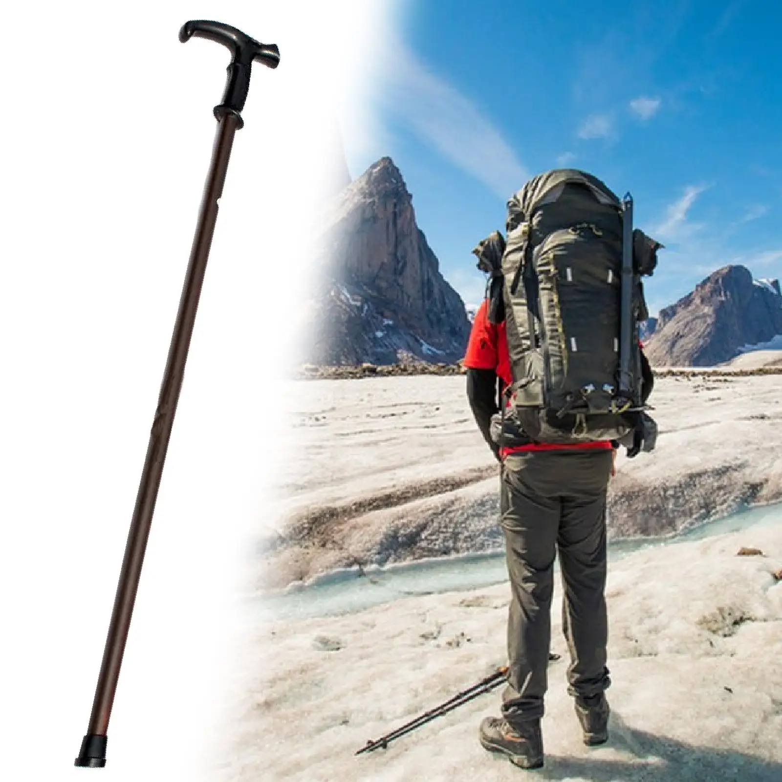 Walking Cane for Elderly Portable Walking Stick Strong Support Practical Hiking Stick for Climbing Camping Outdoor Backpacking
Walking Cane for Elderly Portable Walking Stick Strong Support Practical Hiking Stick for Climbing Camping Outdoor Backpacking