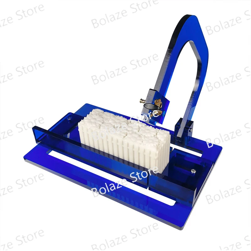 Acrylic Handmade Soap Cutter Cold Soap Manual Cutting Machine Steel Wire Cutter 0-50MM Adjustable
Acrylic Handmade Soap Cutter Cold Soap Manual Cutting Machine Steel Wire Cutter 0-50MM Adjustable